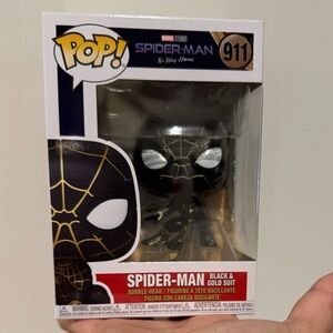 Spider Man Gold and Black Suit Funko Pop